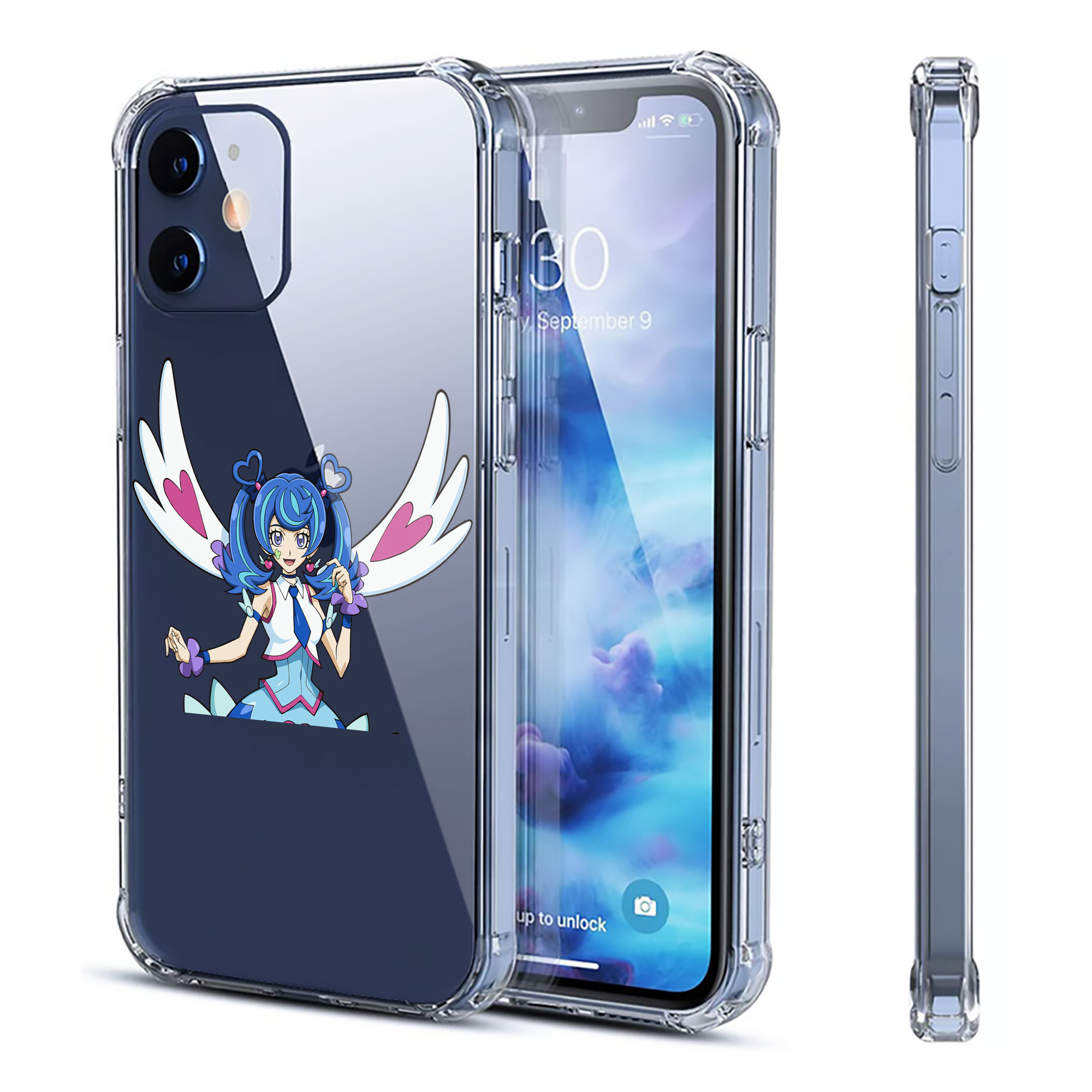 （画像用） 遊☆戯☆王 Yu-Gi-Oh! 【iPhone 12シリーズ対応】透明スマホケース（クリアソフトケース）